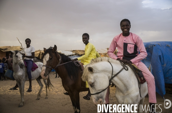 Refugies soudanais a adre, tchad.