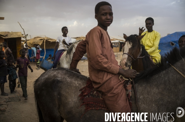 Refugies soudanais a adre, tchad.