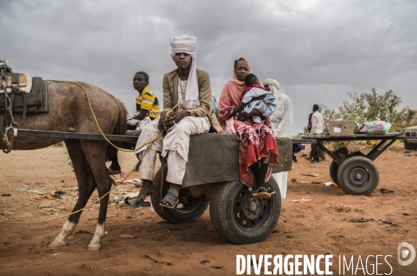 Refugies soudanais a adre, tchad.
