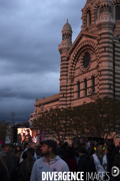 Lumières à Marseille pour les Jeux olympiques