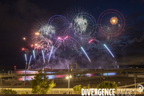 Lumières à Marseille pour les Jeux olympiques
