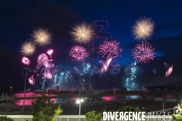 Lumières à Marseille pour les Jeux olympiques