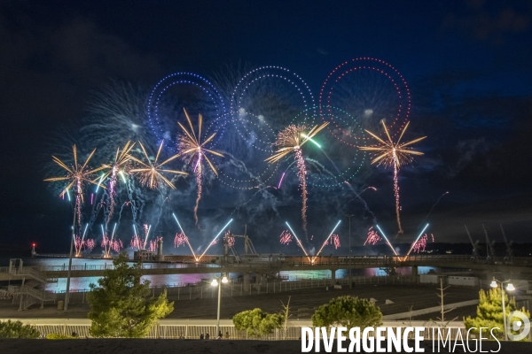 Lumières à Marseille pour les Jeux olympiques