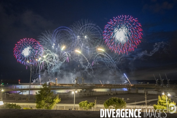 Lumières à Marseille pour les Jeux olympiques