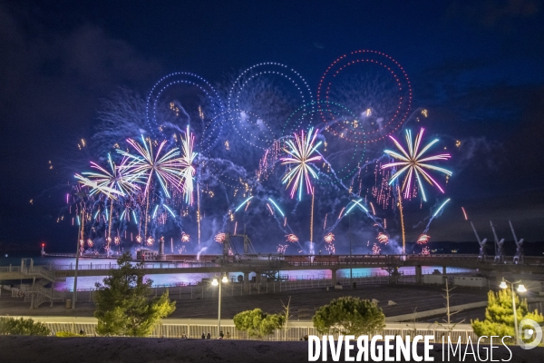Lumières à Marseille pour les Jeux olympiques