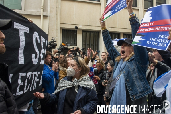Manifestation pro-palestinienne et blocage à Sciences Po Paris