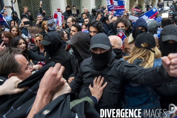 Manifestation pro-palestinienne et blocage à Sciences Po Paris