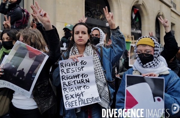 Sciences Po Paris / Mobilisation propalestinienne