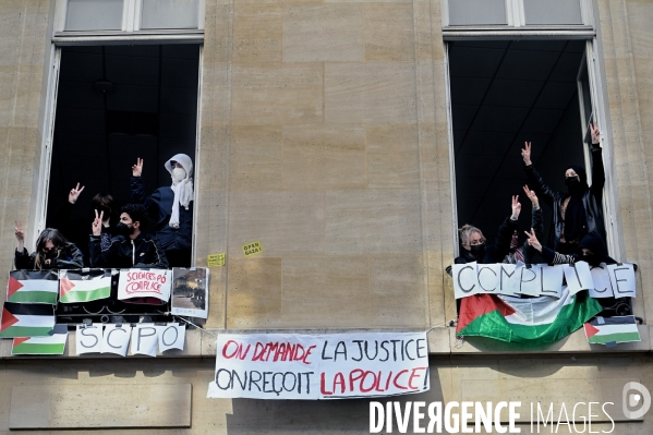 Sciences Po Paris / Mobilisation propalestinienne