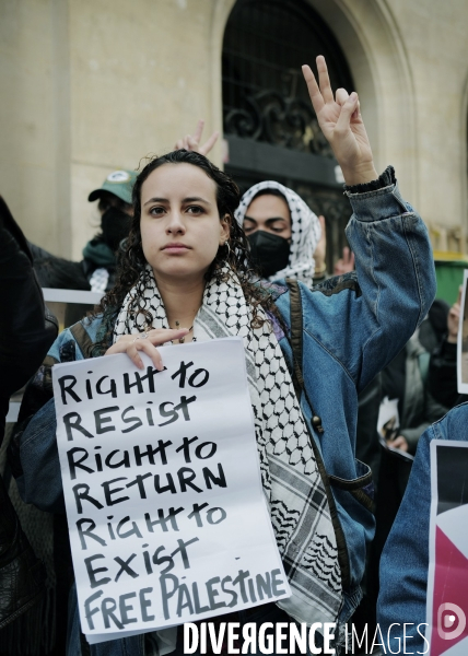 Sciences Po Paris / Mobilisation propalestinienne