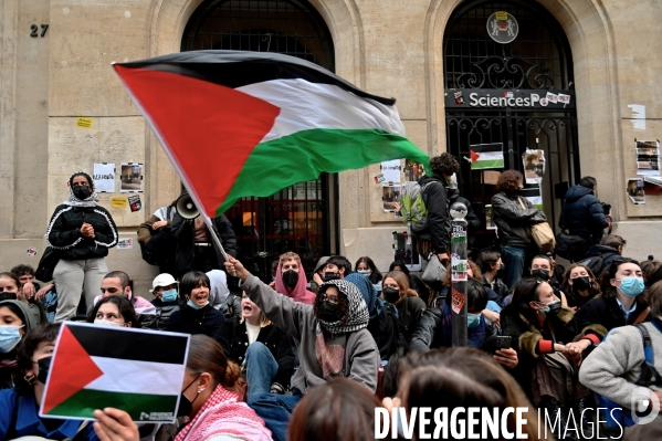 Sciences Po Paris / Mobilisation propalestinienne