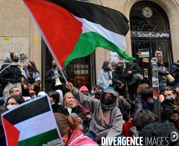 Sciences Po Paris / Mobilisation propalestinienne