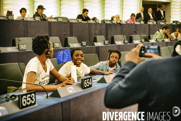 Journée de l Europe au parlement.
