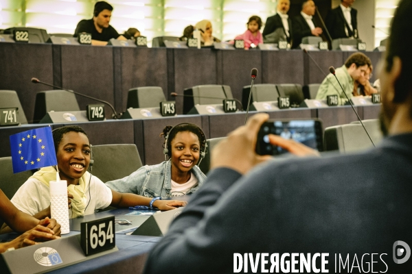 Journée de l Europe au parlement.
