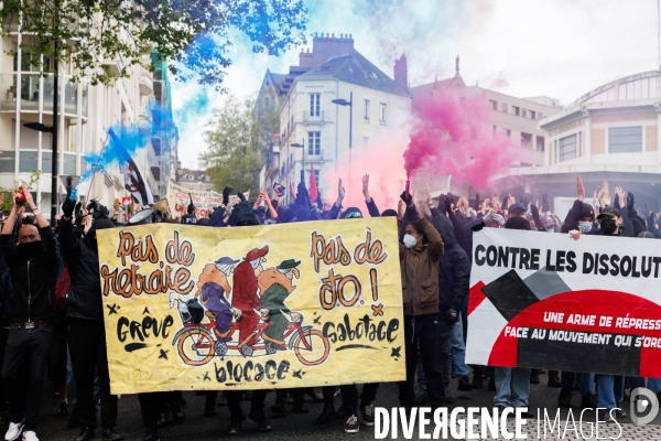 Manifestation du 1er mai à Nantes