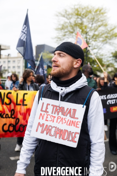 Manifestation du 1er mai à Nantes