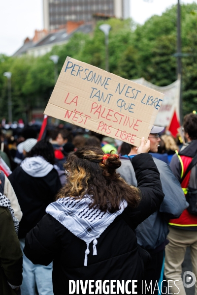 Manifestation du 1er mai à Nantes
