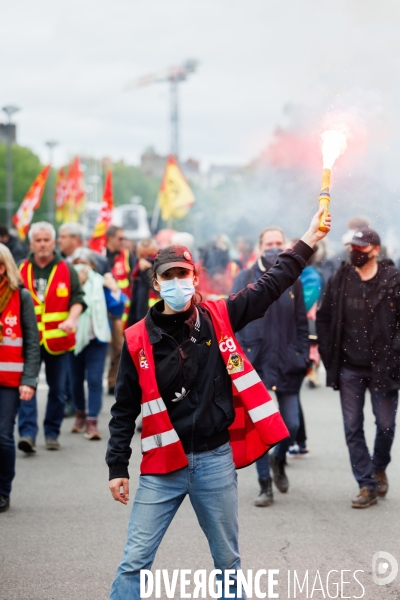 Manifestation du 1er mai à Nantes