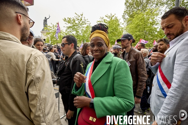 Manifestation premier mai à Paris
