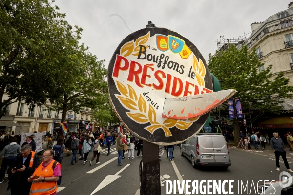 Manifestation premier mai à Paris