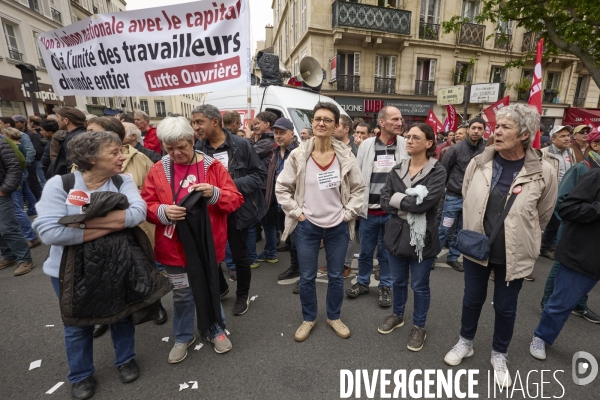 Manifestation premier mai à Paris