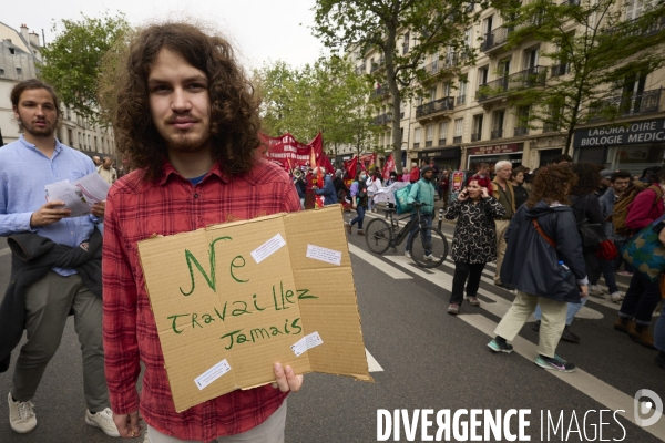 Manifestation premier mai à Paris