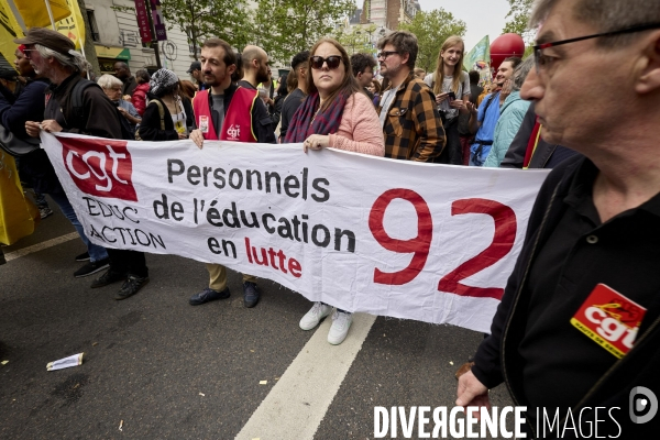 Manifestation premier mai à Paris