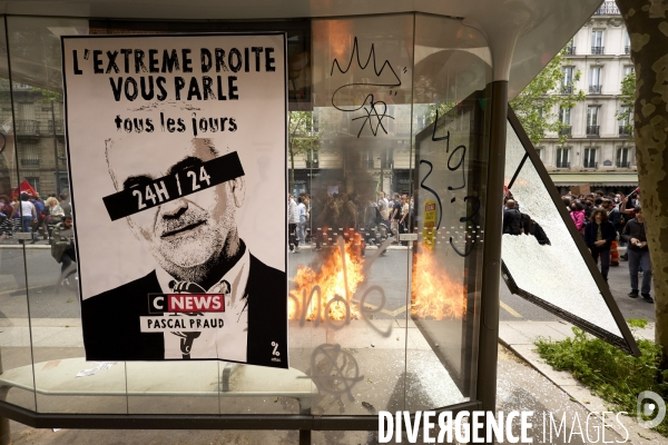 Manifestation premier mai à Paris