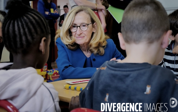 Déplacement de Nicole BELLOUBET à l’école maternelle La Saïda