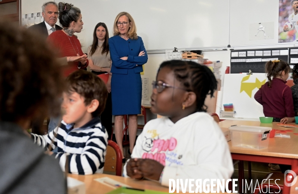 Déplacement de Nicole BELLOUBET à l’école maternelle La Saïda