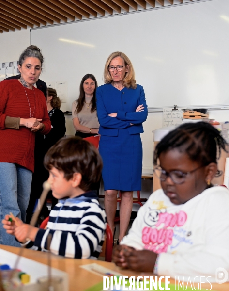 Déplacement de Nicole BELLOUBET à l’école maternelle La Saïda