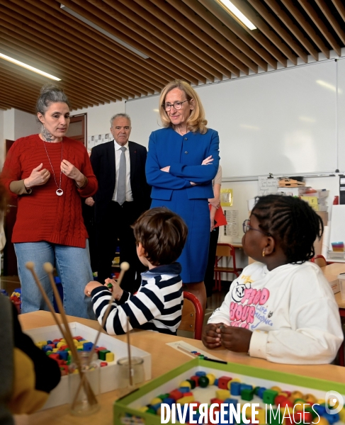 Déplacement de Nicole BELLOUBET à l’école maternelle La Saïda