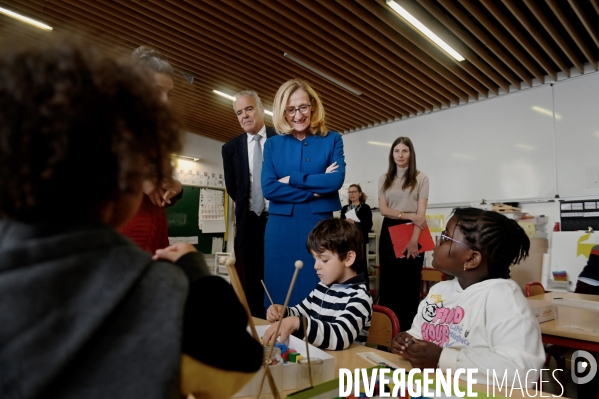 Déplacement de Nicole BELLOUBET à l’école maternelle La Saïda