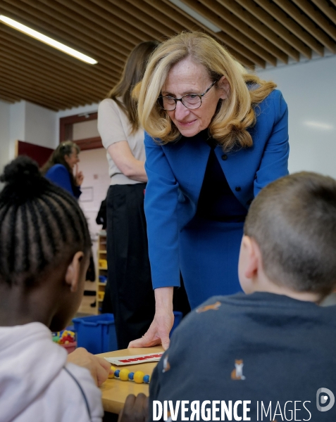 Déplacement de Nicole BELLOUBET à l’école maternelle La Saïda