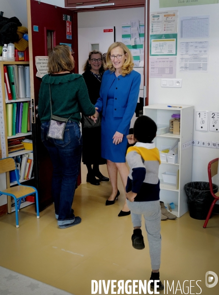 Déplacement de Nicole BELLOUBET à l’école maternelle La Saïda