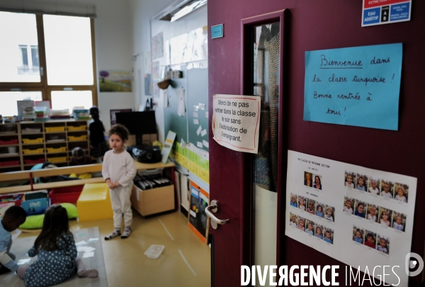 Déplacement de Nicole BELLOUBET à l’école maternelle La Saïda
