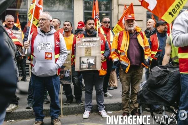 Manifestation contre les morts au travail