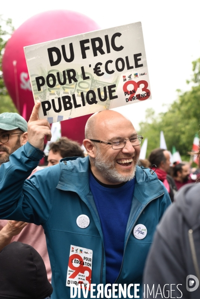 Les jeunes, à la Manifestation du 1 er mai 2024, à Paris