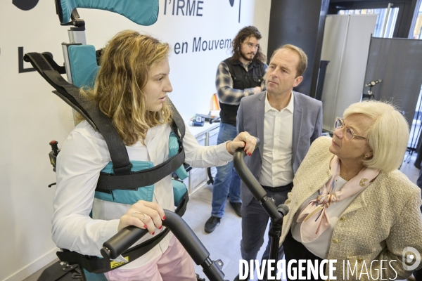 Catherine VAUTRIN , ministre du Travail,  et  Thibaut Guilluy à Station Debout