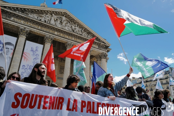 Mobilisation propalestinienne des étudiants