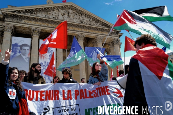 Mobilisation propalestinienne des étudiants