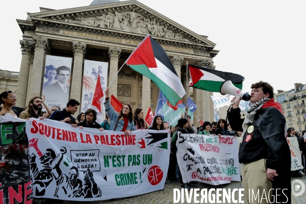 Mobilisation propalestinienne des étudiants