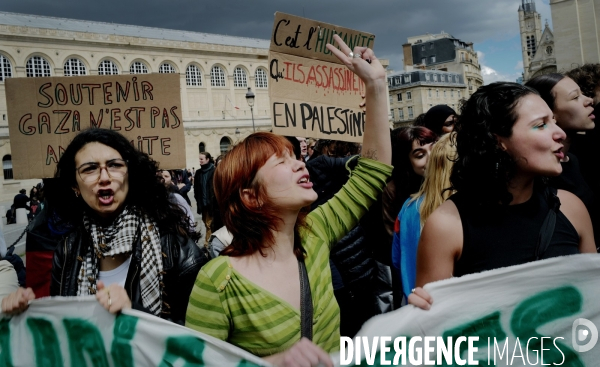 Mobilisation propalestinienne des étudiants