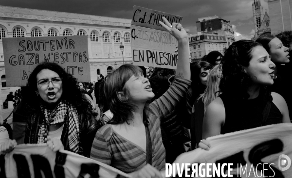 Mobilisation propalestinienne des étudiants