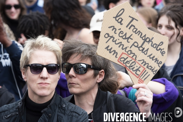 Rassemblement contre la transphobie
