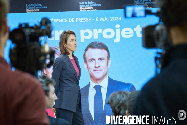 Conference presse projet Europe de Valerie Hayer Renaissance