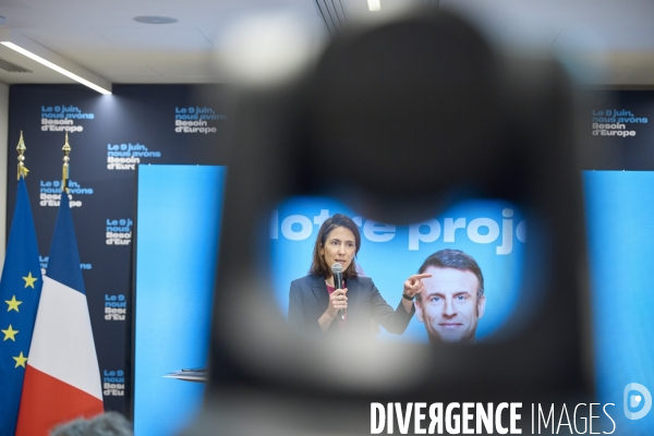 Conference presse projet Europe de Valerie Hayer Renaissance