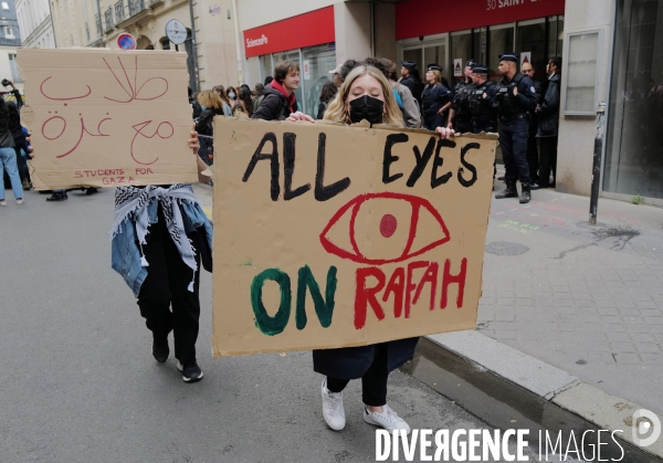 Sciences Po Paris / Mobilisation propalestinienne
