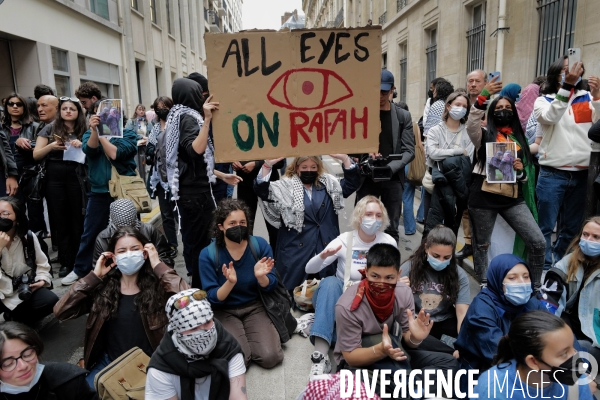 Sciences Po Paris / Mobilisation propalestinienne