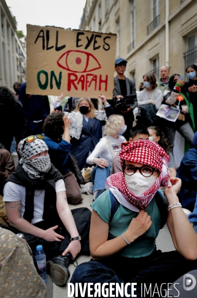 Sciences Po Paris / Mobilisation propalestinienne